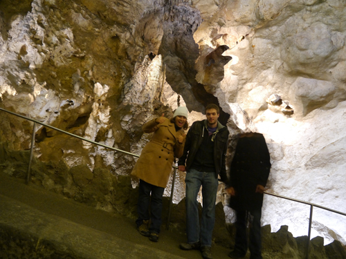 People in the Carlsbad Caverns