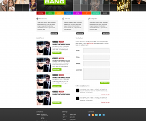 Free Download of this PSD Template