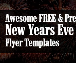 10 Free New Years Eve Flyer Templates to Download!